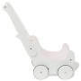 Wooden doll stroller 53x25.7x50 cm white by vidaXL, Toys of professions and roles - Ref: Foro24-80177, Price: 38,71 €, Discou...