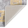 Gray non-slip washable rug 120x180 cm by , Rugs - Ref: Foro24-337936, Price: 35,76 €, Discount: %