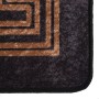 Black and gold non-slip washable rug 120x180 cm by , Rugs - Ref: Foro24-337930, Price: 35,76 €, Discount: %