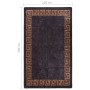 Alfombra lavable antideslizante negro y dorado 120x180 cm de , Alfombras - Ref: Foro24-337930, Precio: 35,76 €, Descuento: %