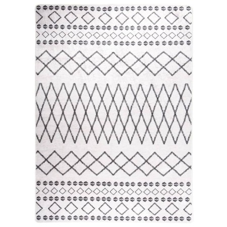 Washable non-slip black and white rug 120x180 cm by , Rugs - Ref: Foro24-337972, Price: 35,99 €, Discount: %