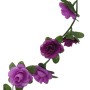 Garlands of light purple artificial flowers, 6 units, 250 cm. by , Crowns and garlands - Ref: Foro24-359066, Price: 13,66 €, ...