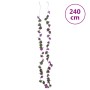 Garlands of light purple artificial flowers, 6 units, 250 cm. by , Crowns and garlands - Ref: Foro24-359066, Price: 13,66 €, ...