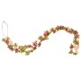 Garlands of artificial flowers 6 units red and pink 250 cm by , Crowns and garlands - Ref: Foro24-359045, Price: 16,66 €, Dis...