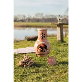 RedFire Cancun Clay Fireplace 86032 by RedFire, Chimneys - Ref: Foro24-411833, Price: 133,99 €, Discount: %