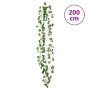 Artificial ivy garlands 12 units green 200 cm by , Crowns and garlands - Ref: Foro24-359073, Price: 30,02 €, Discount: %