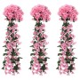 Artificial flower garlands 3 pcs pink 85 cm by , Crowns and garlands - Ref: Foro24-359052, Price: 18,19 €, Discount: %