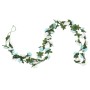 Artificial flower garlands 6 pcs blue and white 240 cm by , Crowns and garlands - Ref: Foro24-359065, Price: 13,66 €, Discoun...