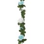 Artificial flower garlands 6 pcs blue and white 240 cm by , Crowns and garlands - Ref: Foro24-359065, Price: 13,66 €, Discoun...