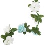 Artificial flower garlands 6 pcs blue and white 240 cm by , Crowns and garlands - Ref: Foro24-359065, Price: 13,66 €, Discoun...