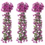 Artificial flower garlands 3 pcs light purple 85 cm by , Crowns and garlands - Ref: Foro24-359050, Price: 31,58 €, Discount: %