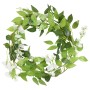 Artificial flower garlands 6 pcs white 200 cm by , Crowns and garlands - Ref: Foro24-359071, Price: 41,66 €, Discount: %