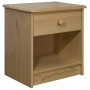 Mesita de noche de madera maciza de pino 41x30x42 cm de vidaXL, Mesitas de noche - Ref: Foro24-325532, Precio: 47,99 €, Descu...