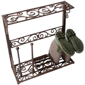 Esschert Design Boot Shoe Rack Size S Cast Iron LH58 by Esschert Design, Shoe racks and shoe organizers - Ref: Foro24-411474,...