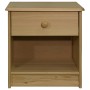 Mesita de noche de madera maciza de pino 41x30x42 cm de vidaXL, Mesitas de noche - Ref: Foro24-325532, Precio: 47,99 €, Descu...