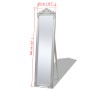 Silver baroque style standing mirror 160x40 cm by vidaXL, Mirrors - Ref: Foro24-243693, Price: 79,39 €, Discount: %