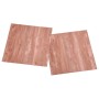 Self-adhesive floor planks 55 units PVC 5.11 m² red by , Floors and carpets - Ref: Foro24-324671, Price: 73,99 €, Discount: %