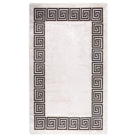 Alfombra lavable antideslizante beige claro 120x180 cm de , Alfombras - Ref: Foro24-337948, Precio: 40,15 €, Descuento: %