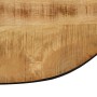 Ovaler Couchtisch aus massivem Mangoholz und Stahl 100 cm von , Couchtisch - Ref: Foro24-246626, Preis: 151,33 €, Rabatt: %