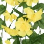 Artificial flower garlands 3 pcs yellow 85 cm by , Crowns and garlands - Ref: Foro24-359048, Price: 15,45 €, Discount: %