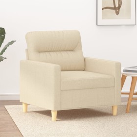 Cream fabric armchair 60 cm by , Sofas - Ref: Foro24-359221, Price: 163,58 €, Discount: %