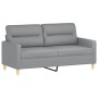 Light gray fabric 2-seater sofa, 140 cm by , Sofas - Ref: Foro24-359235, Price: 196,46 €, Discount: %