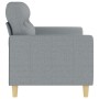 Light gray fabric 2-seater sofa, 140 cm by , Sofas - Ref: Foro24-359235, Price: 196,46 €, Discount: %