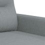 Light gray fabric 2-seater sofa, 140 cm by , Sofas - Ref: Foro24-359235, Price: 196,46 €, Discount: %