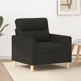 Black fabric armchair 60 cm by , Sofas - Ref: Foro24-359223, Price: 163,83 €, Discount: %