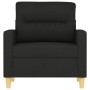 Black fabric armchair 60 cm by , Sofas - Ref: Foro24-359223, Price: 165,61 €, Discount: %