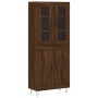 Aparador alto madera contrachapada marrón roble 69,5x34x180 cm de , Aparadores - Ref: Foro24-3198376, Precio: 153,55 €, Descu...