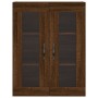 Aparador alto madera contrachapada marrón roble 69,5x34x180 cm de , Aparadores - Ref: Foro24-3198568, Precio: 160,66 €, Descu...