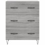 High sideboard sonoma gray plywood 69.5x34x180 cm by , Sideboards - Ref: Foro24-3198439, Price: 177,99 €, Discount: %