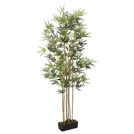 Árbol de bambú artificial con 368 hojas verde 80 cm de , Flora artificial - Ref: Foro24-358963, Precio: 51,35 €, Descuento: %