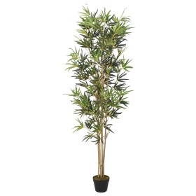 Árbol de bambú artificial con 1104 hojas verde 180 cm de , Flora artificial - Ref: Foro24-358961, Precio: 84,39 €, Descuento: %