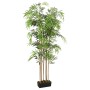 Árbol de bambú artificial con 730 hojas verde 120 cm de , Flora artificial - Ref: Foro24-358989, Precio: 75,27 €, Descuento: %