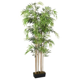 Árbol de bambú artificial con 730 hojas verde 120 cm de , Flora artificial - Ref: Foro24-358989, Precio: 75,40 €, Descuento: %