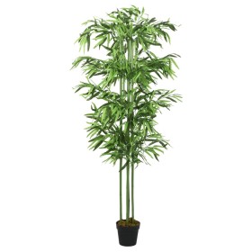 Árbol de bambú artificial con 576 hojas verde 150 cm de , Flora artificial - Ref: Foro24-358994, Precio: 63,36 €, Descuento: %