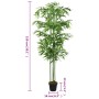 Árbol de bambú artificial con 576 hojas verde 150 cm de , Flora artificial - Ref: Foro24-358994, Precio: 71,04 €, Descuento: %