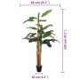 Árbol de plátano artificial 18 hojas verde 150 cm de , Flora artificial - Ref: Foro24-359001, Precio: 92,53 €, Descuento: %