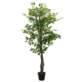 Artificial ficus with 378 green leaves 80 cm by , artificial flora - Ref: Foro24-359015, Price: 45,75 €, Discount: %