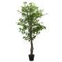 Árbol ficus artificial con 756 hojas verde 150 cm de , Flora artificial - Ref: Foro24-359017, Precio: 68,93 €, Descuento: %