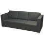 3-Sitzer-Sofa aus dunkelgrauem Stoff von , Sofas - Ref: Foro24-243584, Preis: 353,07 €, Rabatt: %