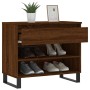 Shoe cabinet made of brown oak plywood, measuring 70x36x60 cm. by , Shoe racks and shoe organizers - Ref: Foro24-831451, Pric...