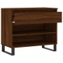 Shoe cabinet made of brown oak plywood, measuring 70x36x60 cm. by , Shoe racks and shoe organizers - Ref: Foro24-831451, Pric...