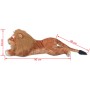 León de peluche grande XXL marrón de vidaXL, Animales de peluche - Ref: Foro24-80167, Precio: 55,83 €, Descuento: %