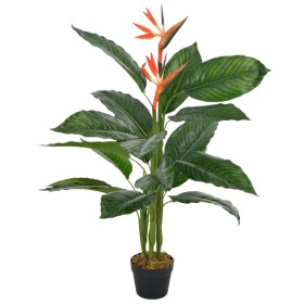 Artificial strelitzia plant with red pot 100 cm by , artificial flora - Ref: Foro24-280197, Price: 53,65 €, Discount: %