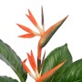 Planta artificial strelitzia con macetero rojo 100 cm de , Flora artificial - Ref: Foro24-280197, Precio: 51,41 €, Descuento: %