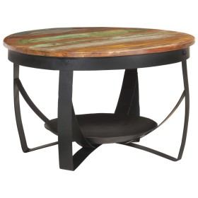 Solid recycled wood coffee table Ø68x43 cm by , Coffee table - Ref: Foro24-320796, Price: 117,99 €, Discount: %