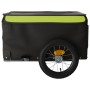 Fahrradanhänger aus schwarzem und grünem Eisen 30 kg von , Fahrradanhänger - Ref: Foro24-94081, Preis: 81,72 €, Rabatt: %